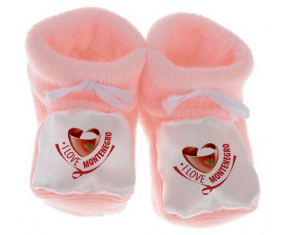 Chausson bebé me encanta Montenegro color rosa