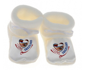 Chausson bebé me encanta Swazilandia Blanco