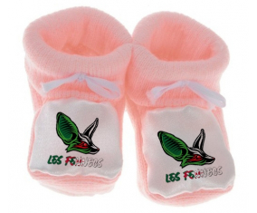 Chausson bebé Las heces Argelia color de fútbol Rosa