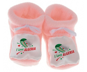 Chausson bebé me encanta argelia diseño 2 color rosa