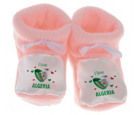 Chausson bebé me encanta argelia diseño 4 color rosa