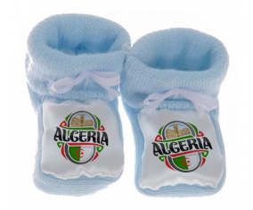 Chausson Bandera del Bebé Argelia Diseño 2 Azul