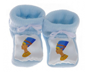 Chausson bebé Nefertiti Azul