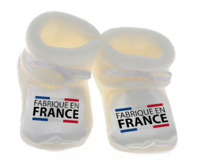 Chausson bebé hecho en France blanco