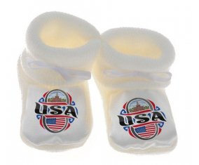 Chausson Baby Flag USA White