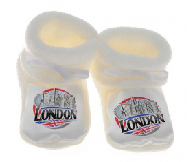 Chausson Baby City de Londres White