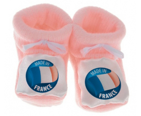 Chausson bebé hecho en rosa France