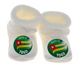 Chausson bebé hecho en BLANCO TOGO