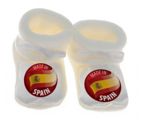 Chausson bebé hecho en ESPAÑA blanco