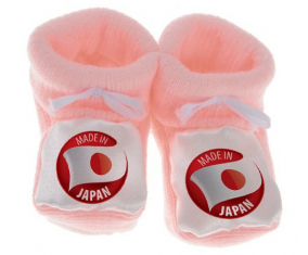 Chausson bebé hecho en JAPÓN color rosa