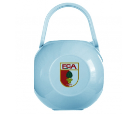 Caja tetina Fu-ball-Club Augsburg de color azul