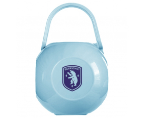 Caja de piruletas Beerschot VC Antwerp de color azul