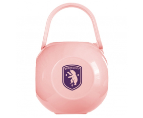Caja de piruletas Beerschot VC Antwerp de color rosa