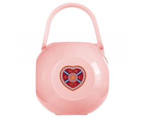 Corazón del club de fútbol midlothian rosa