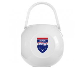 White Ross County Football Club lollipop box