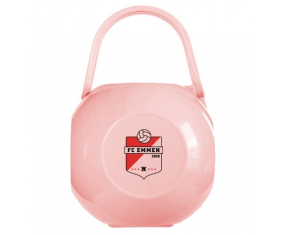 Caja de piruletas FC Emmen de color rosa