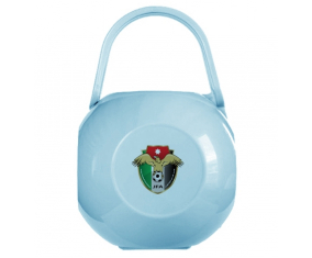 Caja de pezón azul de la Selección Nacional de Fútbol de Jordania