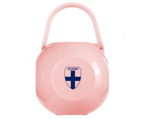 Caja de piruletas rosa de la selección finlandesa de fútbol