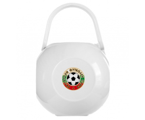 Caja blanca de piruletas de la selección búlgara de fútbol
