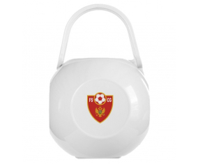 Caja blanca de piruletas de la selección de fútbol de Montenegro