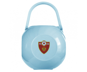 Caja azul piruleta de la selección de fútbol de Montenegro