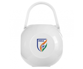 Caja blanca de piruletas de la selección india de fútbol