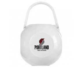 Caja de piruletas blanca de los Portland Trail Blazers