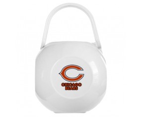 Caja de piruletas de los Chicago Bears blancos