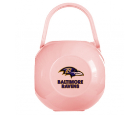 Caja de pezón rosa de los Ravens de Baltimore