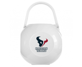 Caja de piruletas de los Texans blancos de Houston