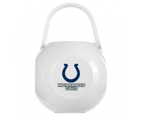 Caja de pezón de los Colts de Indianápolis blancos