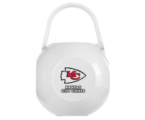 Caja de pezón de los Chiefs de Kansas City blanco