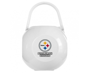 Caja de pezón de los Pittsburgh Steelers blancos