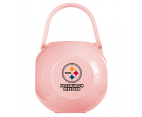 Caja de pezón rosa de los Steelers de Pittsburgh