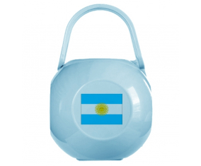 Caja de pezón bandera argentina azul