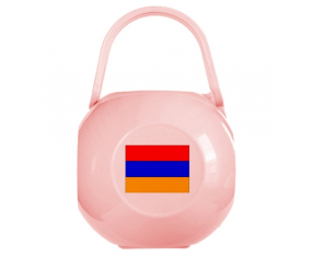 Caja lollipop bandera de Armenia rosa