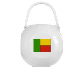 Caja de piruletas bandera benin blanca