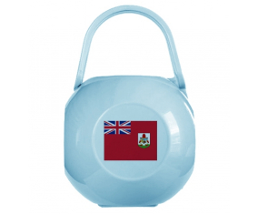 Caja de pezón de bandera de las Bermudas Azules