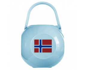Caja bouvet nipple de bandera de color azul