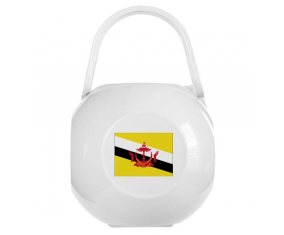Blanco Brunei Darussalam Bandera Lollipop Box