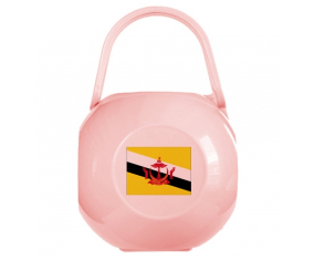Pink Brunei Darussalam Bandera Lollipop Box