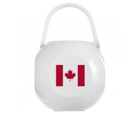 Caja de pezón De Bandera Blanca Canadá