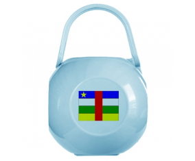 Caja de banderas azul de la República Centroafricana
