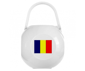 Caja de piruleta bandera blanca de Chad