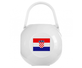 Bandera blanca Croacia lollipop caja