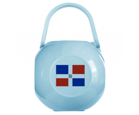 Azul República Dominicana Bandera Nipple Box