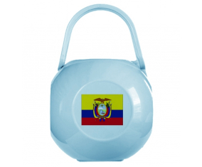Azul Ecuador Bandera lollipop caja