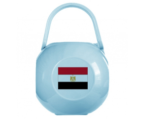 Caja de pezón de bandera egipcia azul