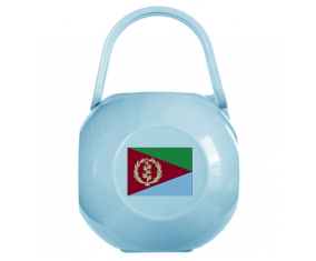 Caja de pezón bandera de Eritrea azul