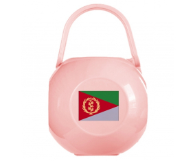 Caja de pezón bandera de Eritrea rosa